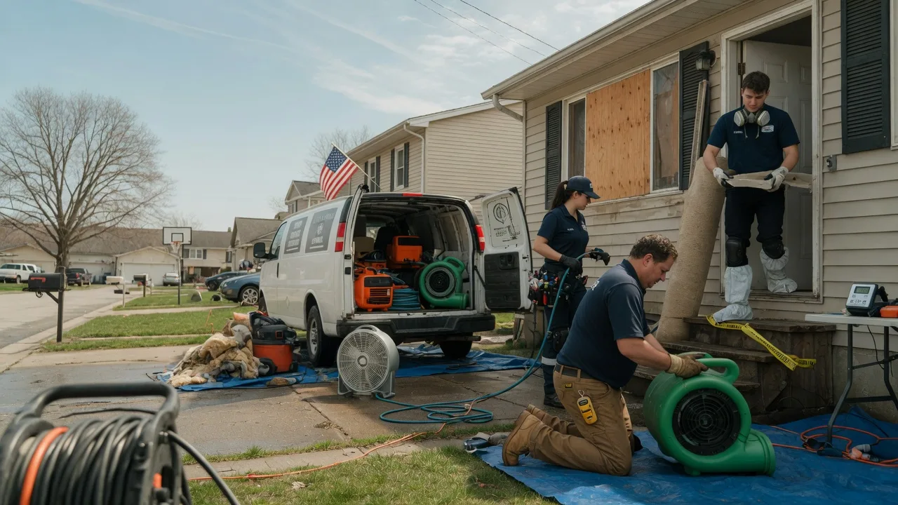 Water Damage Restoration in Orient, IL near me